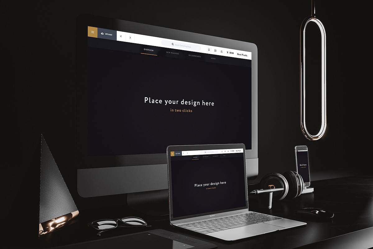 Workspace Mockup Set 7, an iPhone Mockup by Best Pixels™ (Photo 7 of 10)