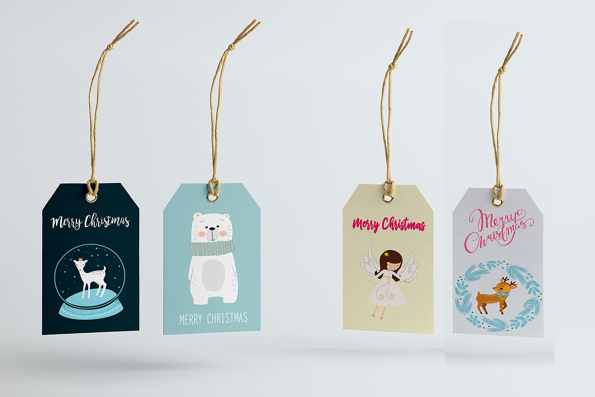 Christmas gift tags, an Invitation Template by mpcprintables (Photo 1 of 5)