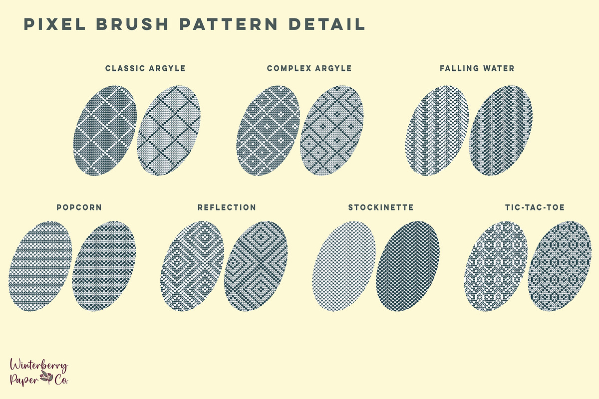 Affinity Classic Knit Brushset, a Brush Add-On by Winterberry Paper Co. (Photo 5 of 6)