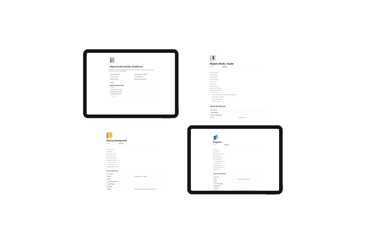 Digital Product Builder Template, an App Template by Gem Media (Photo 2 of 3)