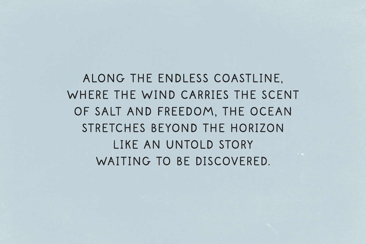 Coastal Paradise - Cute Summer Font, a Handwritten Font by simpleblues (Photo 10 of 12)