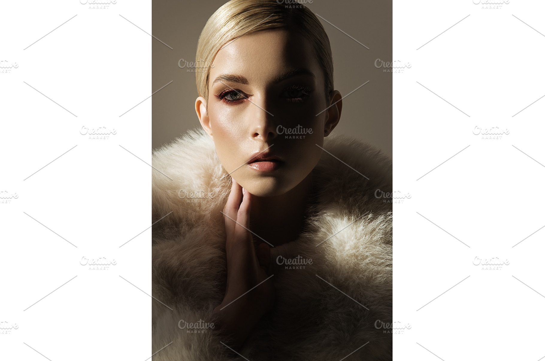 Closeup image of a woman in a, a Person Photo by korabkova