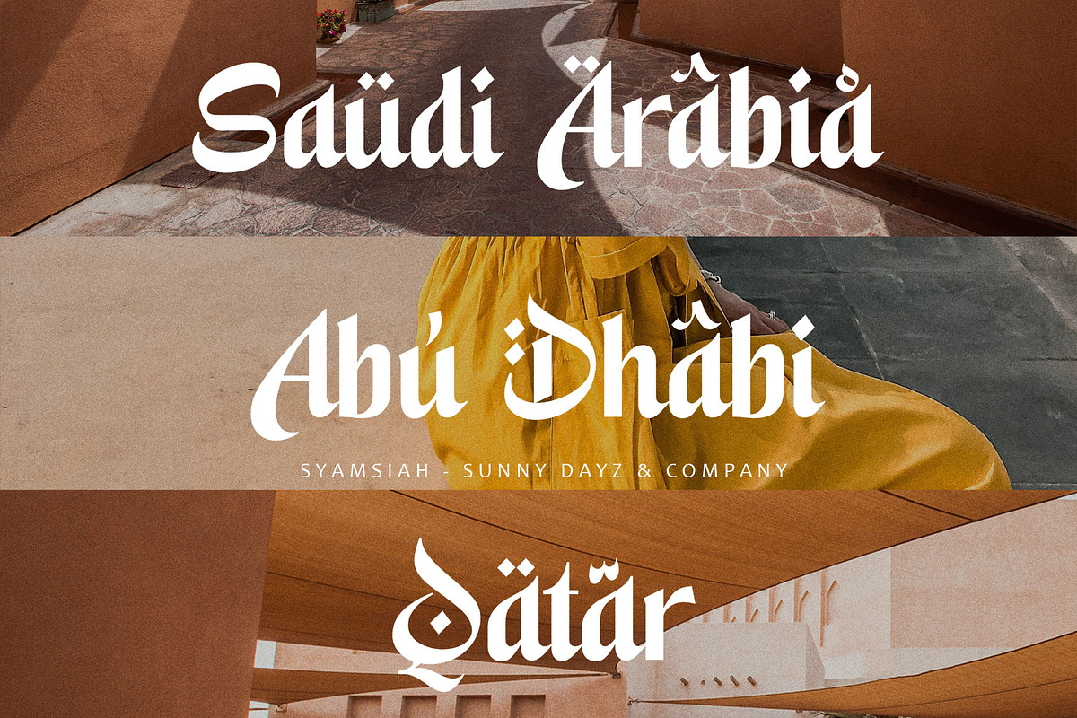 50% Syamsiah Arabic Font, a Script Font by Four Lines Std. (Photo 5 of 11)