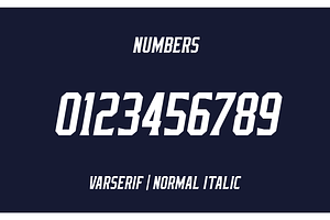 Varserif Font Family