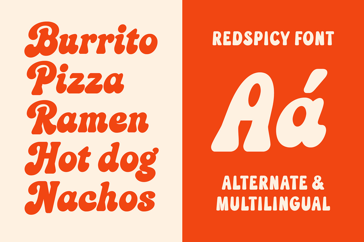 Redspicy - Display Font, a Serif Font by Edignwn Type (Photo 8 of 12)