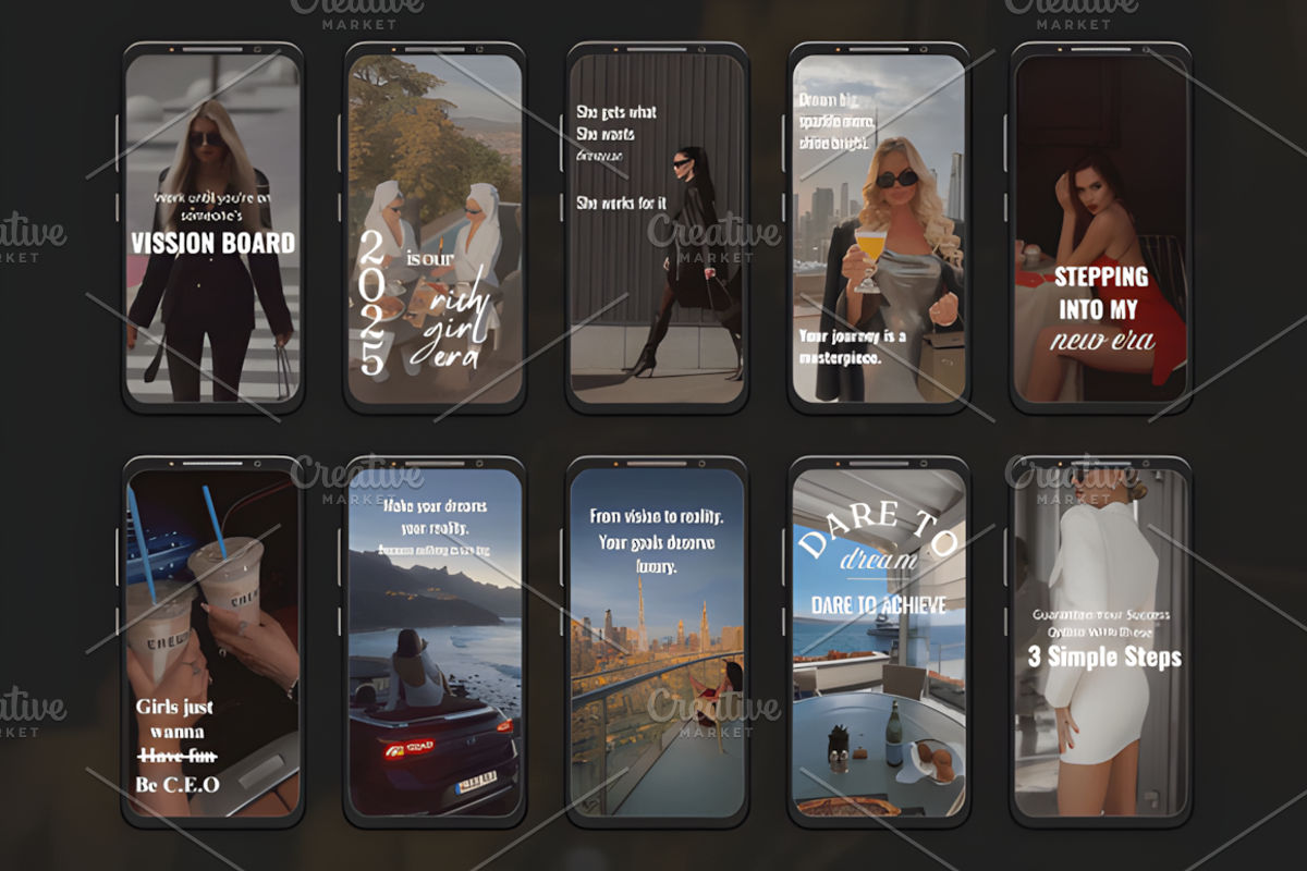 30 Reels for Ambitious and Elegant, a Social Media Template by Ink Gallery (Photo 3 of 5)
