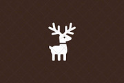 Minimalist Deer Icon Reindeer, an Animal Illustration by Vectorium Studio (Thumbnail 4 of 4)