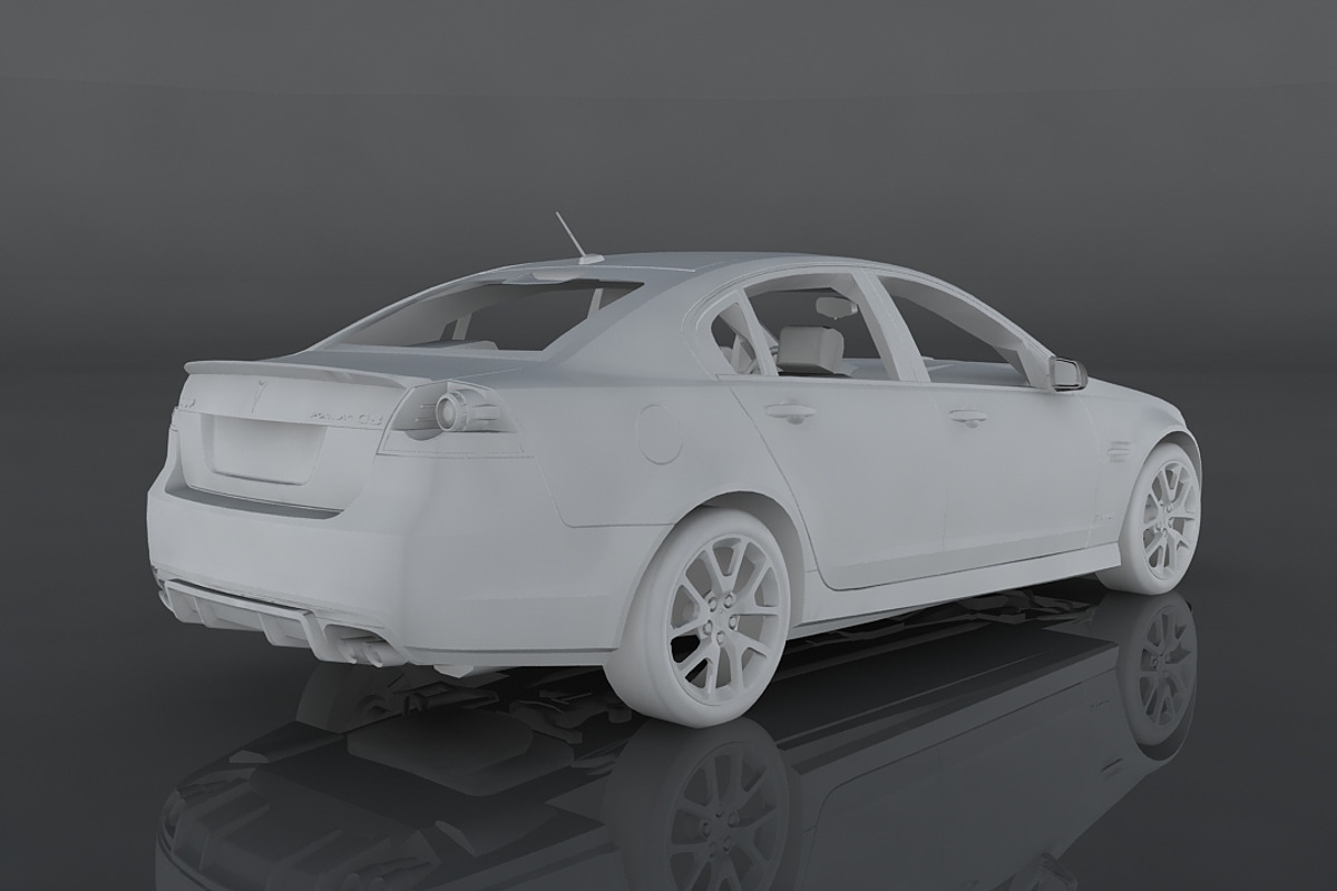 2009 Pontiac G8 GXP, a Cars & Vehicle 3D Model by valtriiu (Photo 9 of 12)