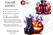 Vibrant Halloween Boots Clipart V2, an Illustration by ThatsDesignArt (Thumbnail 2 of 10)