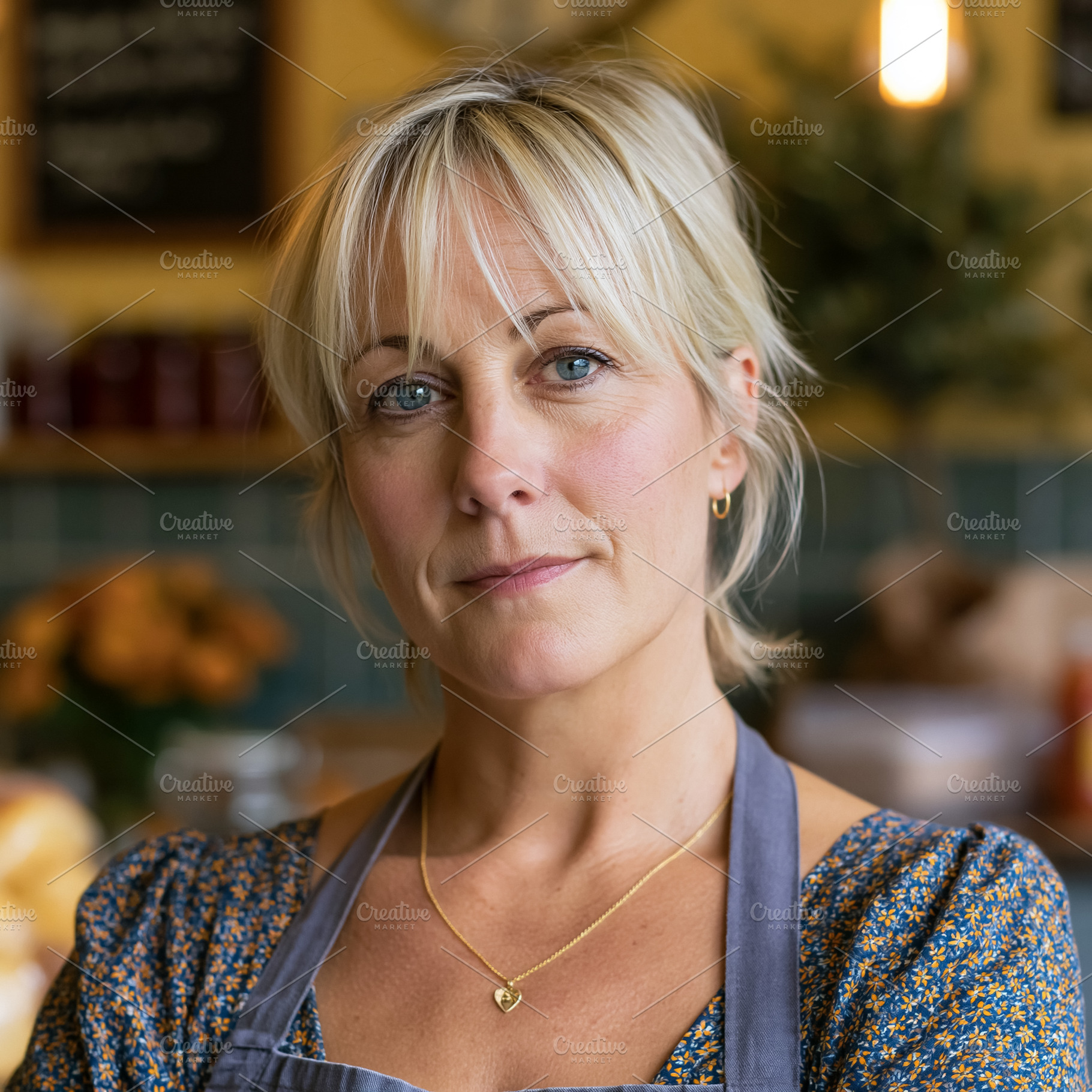 Confident female small business owner operating in her cafe, sho, a Person Photo by Studio ANNA