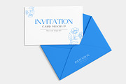 Minimal Invitation Envelope Mockup, a Product Mockup by graphypix (Thumbnail 1 of 4)