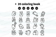Halloween Capybara Clipart, a Seasonal Illustration by Palau (Thumbnail 8 of 9)