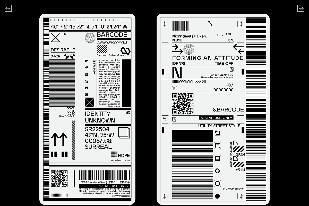 BARCODE LABEL SET, a Finance Illustration by NoSpoon Design (Photo 3 of 6)