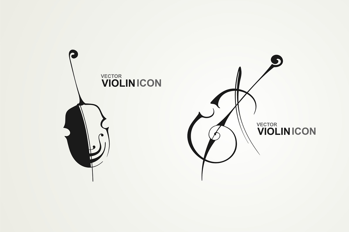 Logo violin, a Branding & Logo Template by logika 600
