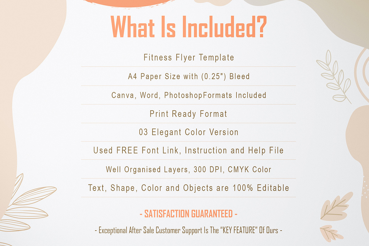 Canva Fitness / Gym Flyer, a Flyer Template by DesignDevisers (Photo 9 of 9)