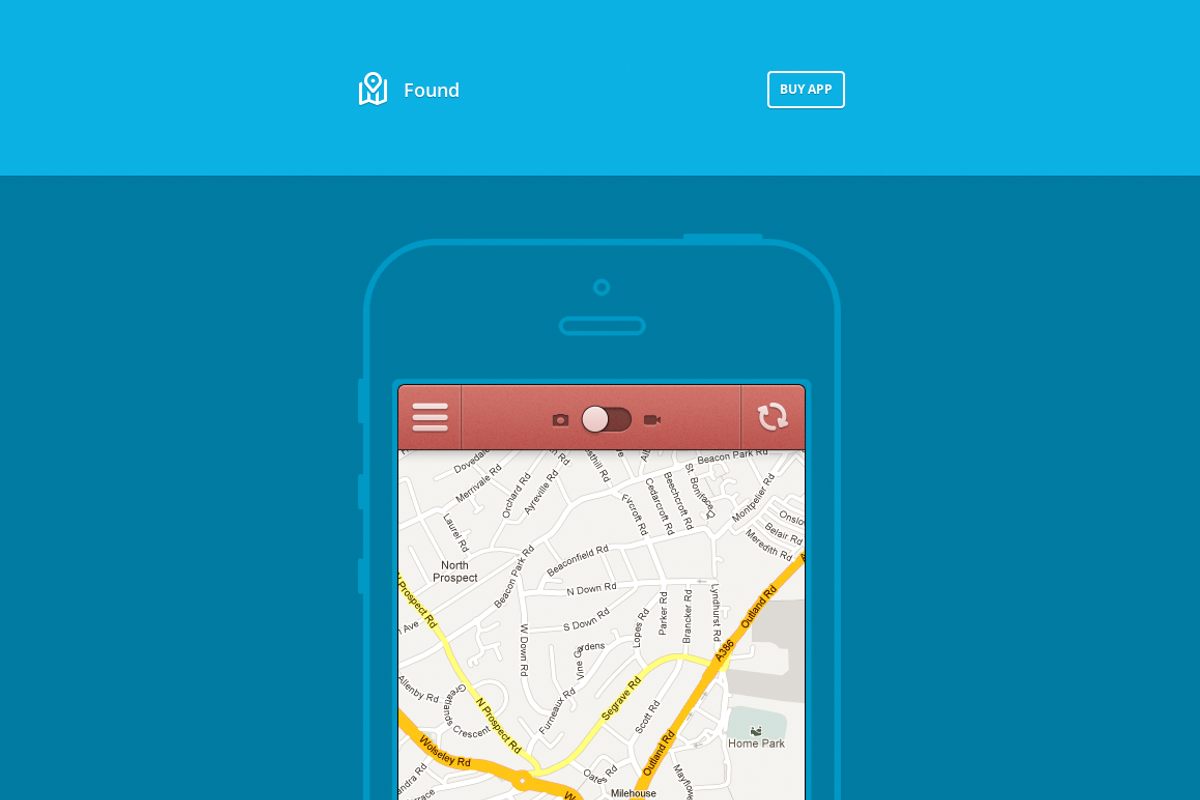 Found - App Website (HTML/CSS), an App Template by LoveUI.co (Photo 1 of 2)