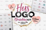 Hers Logo Branding Kit, a Branding & Logo Template by Graphicdome (Thumbnail 1 of 25)