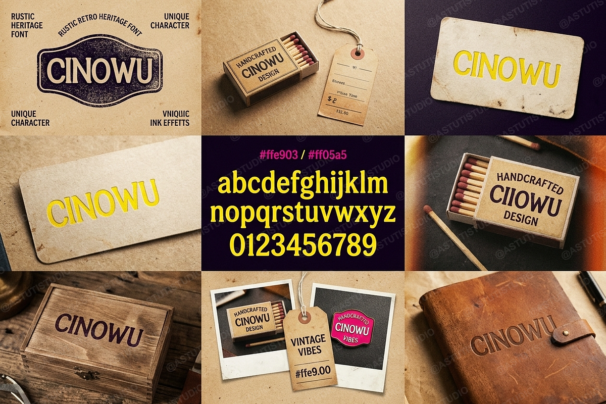Cinowu - Elegant Serif Typeface, a Serif Font by Astuti Studio (Photo 9 of 25)