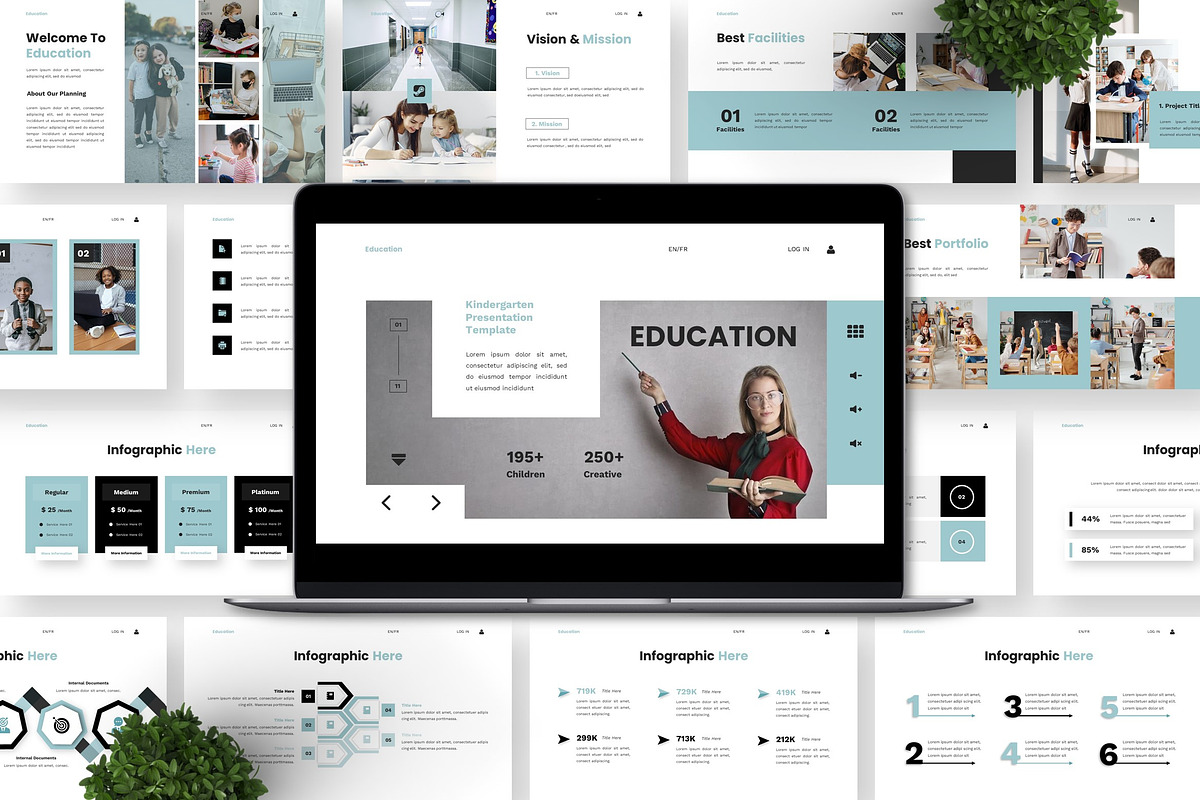 Education - Kindergarten Powerpoint, a Presentation Template by Deepslide Studio (Photo 2 of 6)
