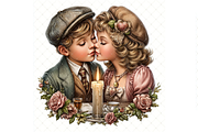 Couple in Love Clipart JPG, a Person Illustration by Memories By Lea (Thumbnail 11 of 19)