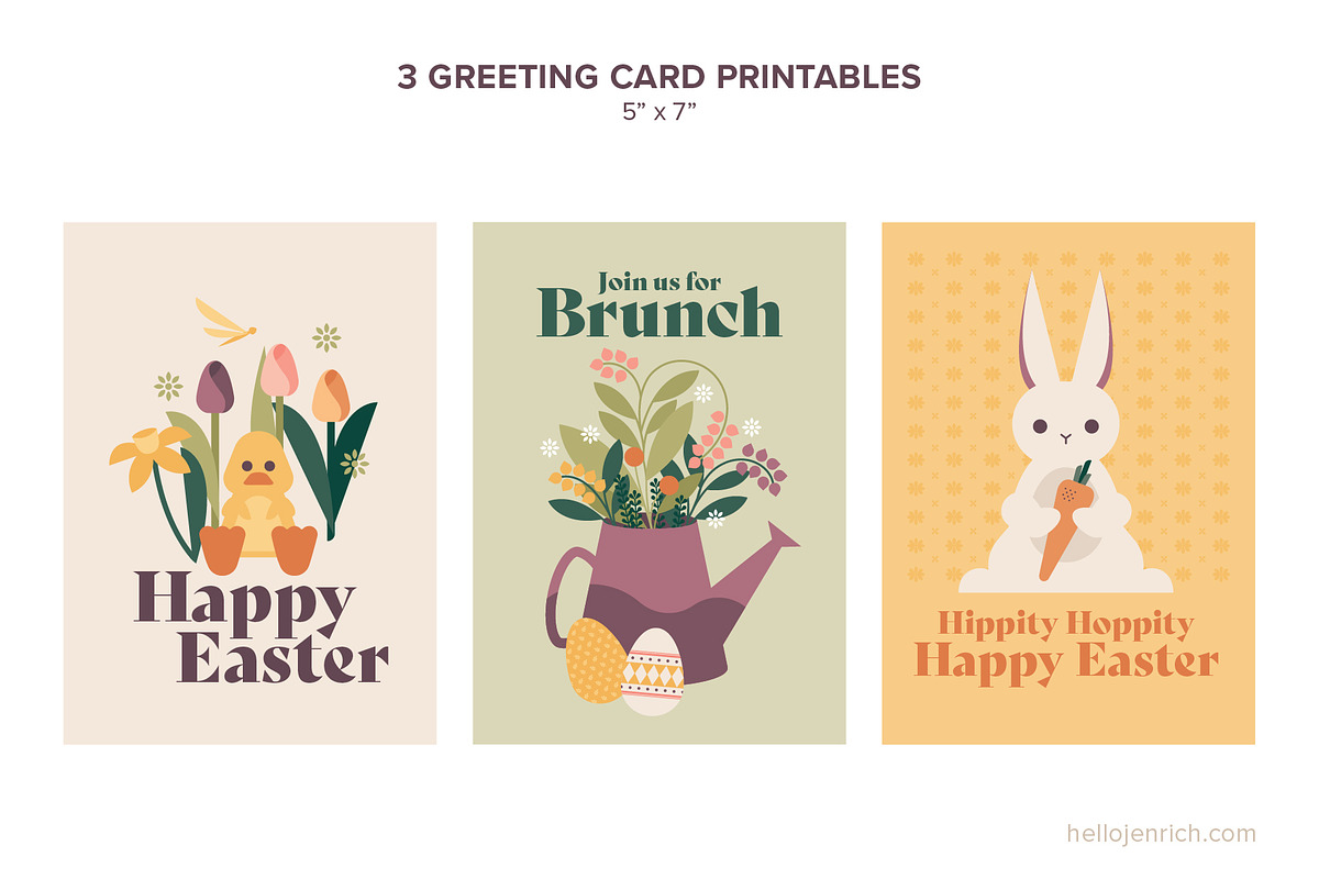Easter + Spring Florals, a Decorative Illustration by hellojenrich (Photo 8 of 10)