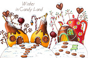 Winter in Candy Land, a Food Illustration by Daria's Magic World (Thumbnail 1 of 4)