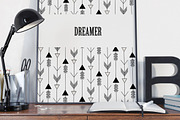 Hipster Seamless Patterns set of 10, a Pattern Graphic by Youandigraphics (Thumbnail 2 of 5)