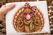 Retro Turkey Blowing Bubble Gum PNG, a Seasonal Illustration by Stickera Hub (Thumbnail 4 of 7)