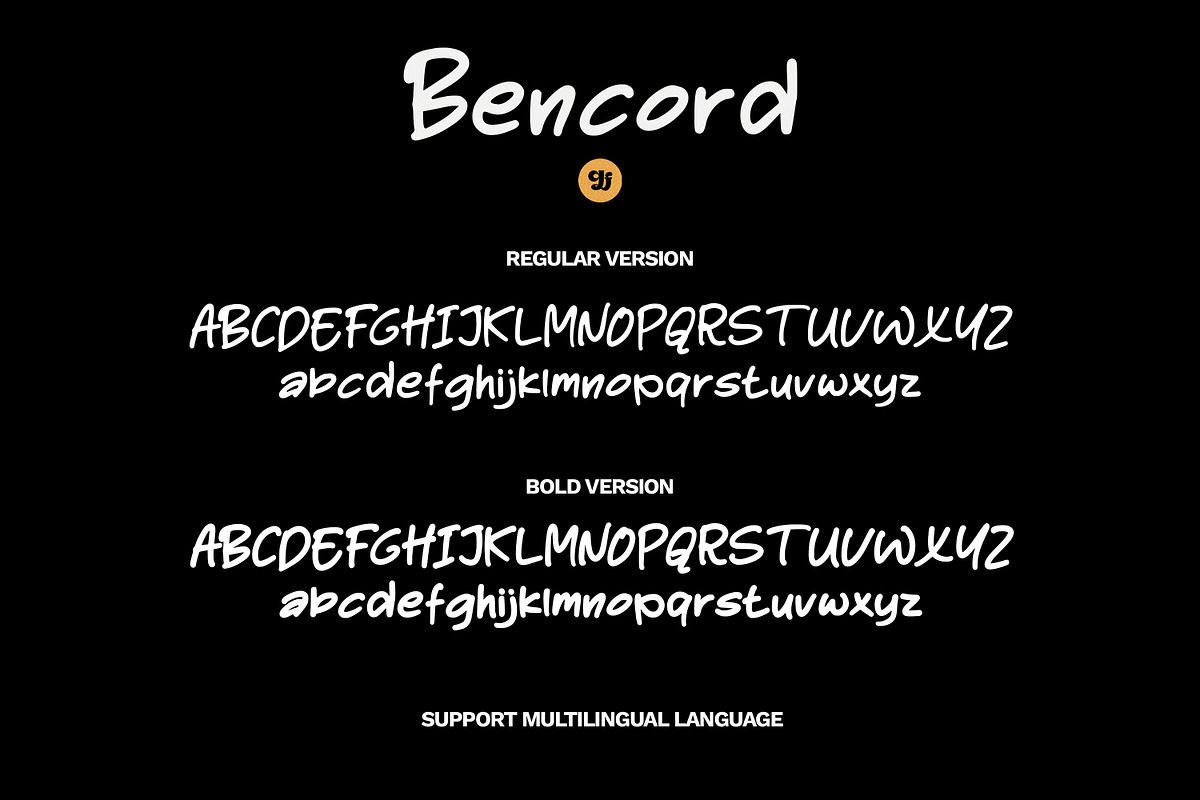 Bencord - Editorial Handwriting Font, a Handwritten Font by Graphicfresh (Photo 10 of 10)