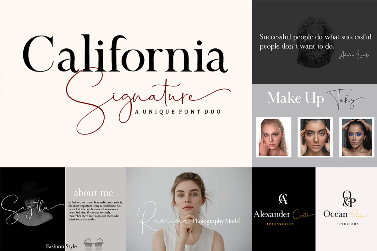 All Type Collection Font Bundle, a Script Font by Bosstype Studio (Photo 4 of 45)