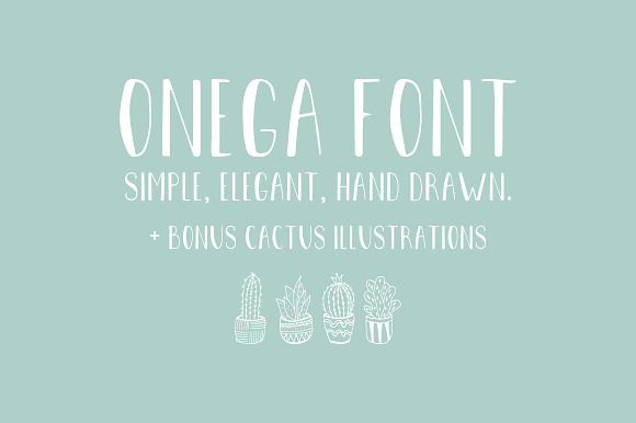 Onega Font preview 7