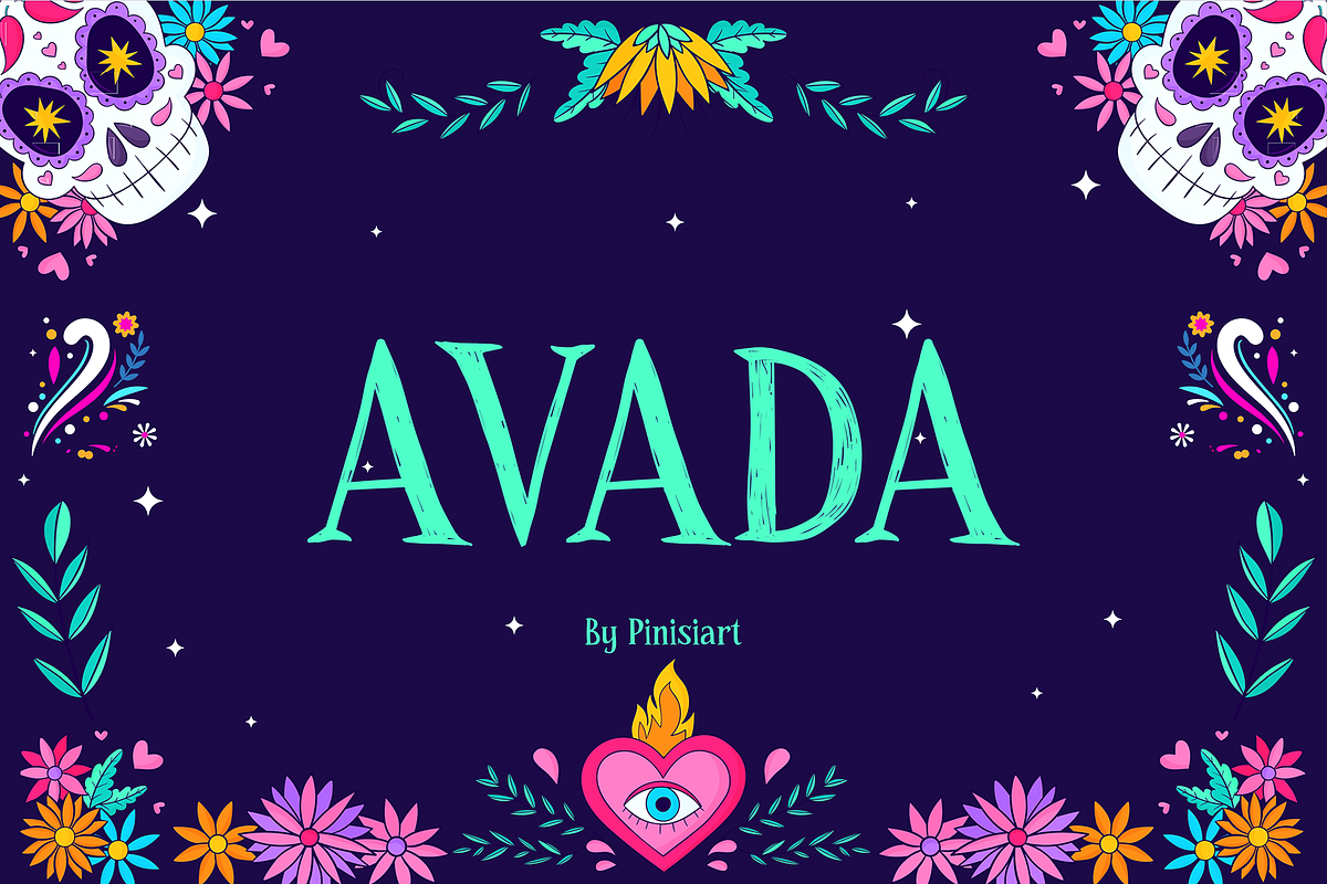 AVADA, a Serif Font by Pinisi ART (Photo 1 of 10)