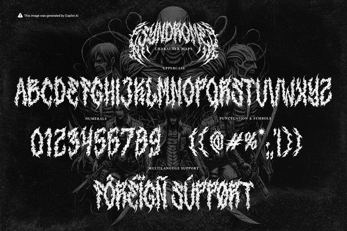 Mephisto – A True Black Metal Font, a Blackletter Font by Ardana