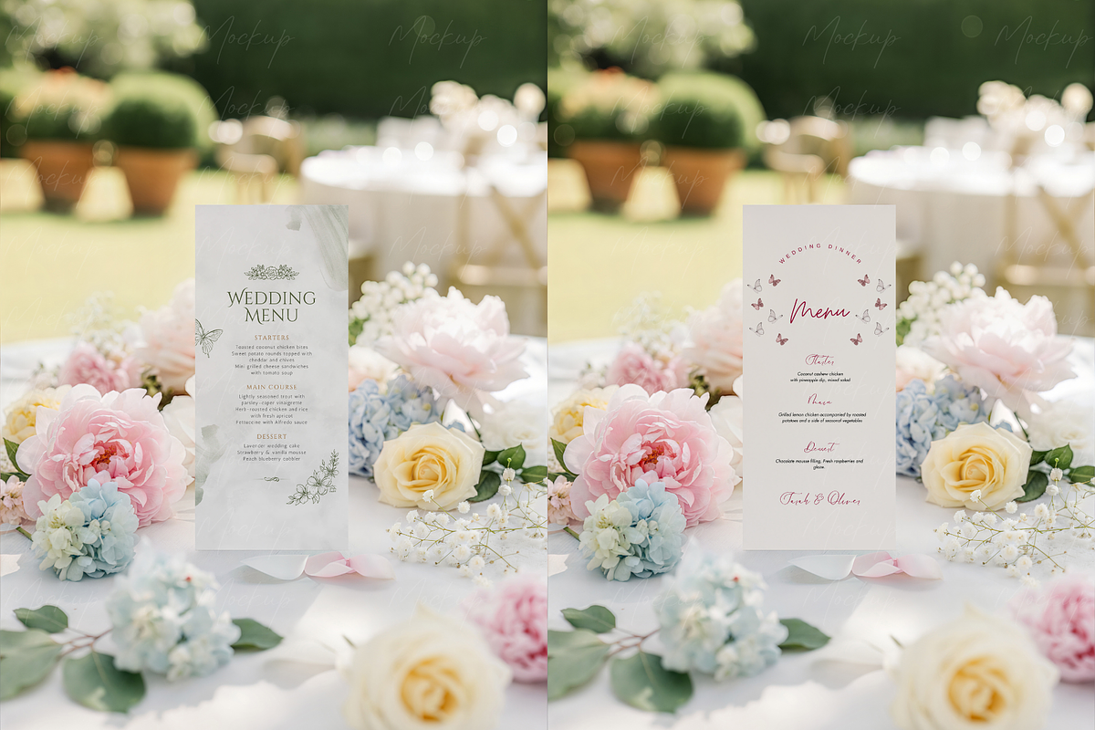 Tall Vertical Menu Mockup Decor, a Product Mockup by TatiMockup (Photo 3 of 3)