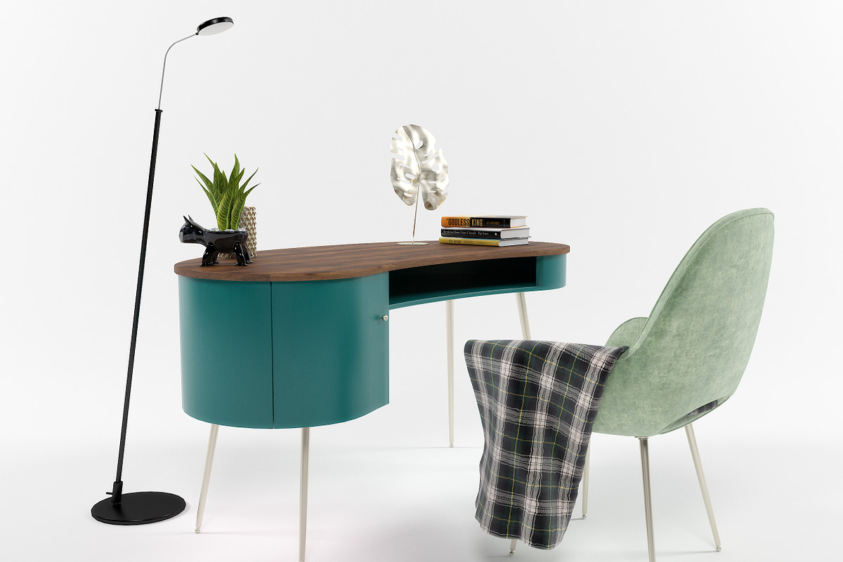 Home office 1311, a Furniture 3D Model by inDahouze (Photo 3 of 11)