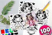 Girl With a Playful Expression Color, an Education Illustration by Design Zone (Thumbnail 1 of 8)