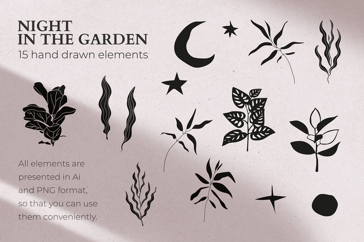 Night in the garden, a Graphic by mamormo (Photo 3 of 5)