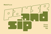 Neba - Unique Bold Food Font, a Sans Serif Font by Pandeka Studio (Thumbnail 8 of 9)