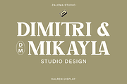 Kalren Display, a Serif Font by Zaloma Studio (Thumbnail 5 of 13)