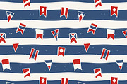 16 Nautical Retro Patterns & Borders, a Pattern Graphic by Adiemus (Thumbnail 7 of 13)