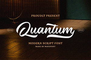 Quantum - Handlettering Font