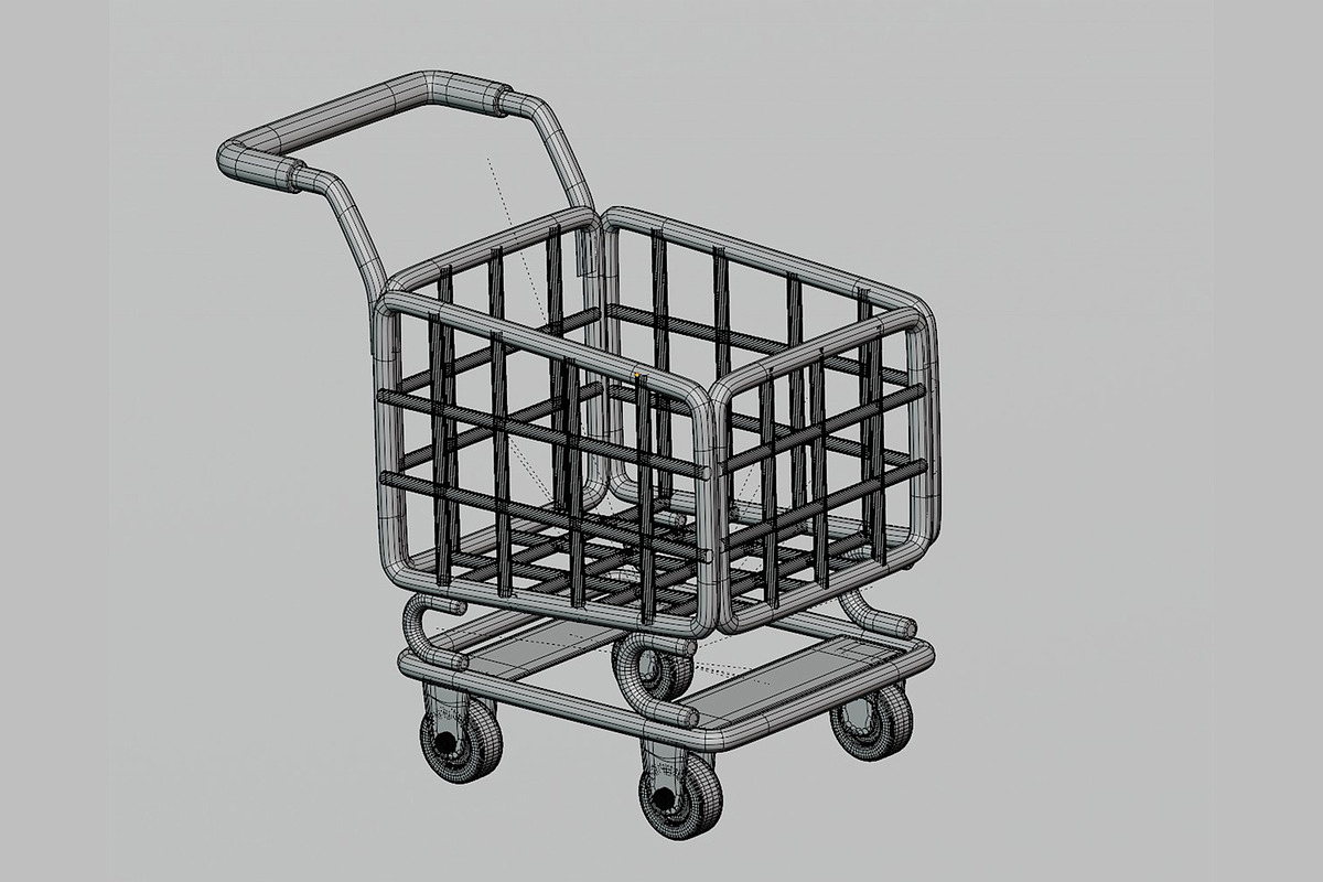 Shopping Cart, an Object 3D Model by fahad121 (Photo 8 of 8)