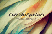 Flower soft abstract background set, a Texture Graphic by Olha Klein (Thumbnail 1 of 5)