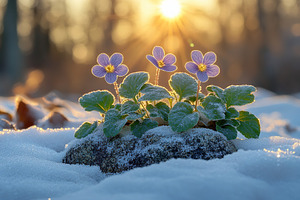 Bouquet of spring flowers in the forest, a Nature Photo by AlyaAnd