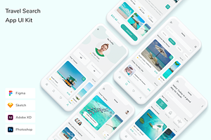 Travel Search App UI Kit