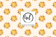 Boho Sun Seamless Pattern, a Pattern Graphic by OwlAndFern (Thumbnail 1 of 10)