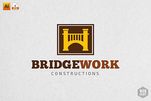 BridgeWork Real Estate Logo Template
