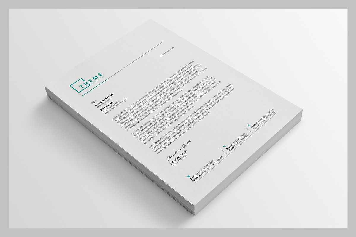 Letterhead, a Stationery Template by deviserpark (Photo 6 of 7)