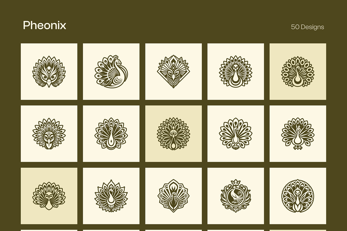 1500 Bird Logo Art Set, a Solid Icon by Creative Stall (Photo 32 of 38)