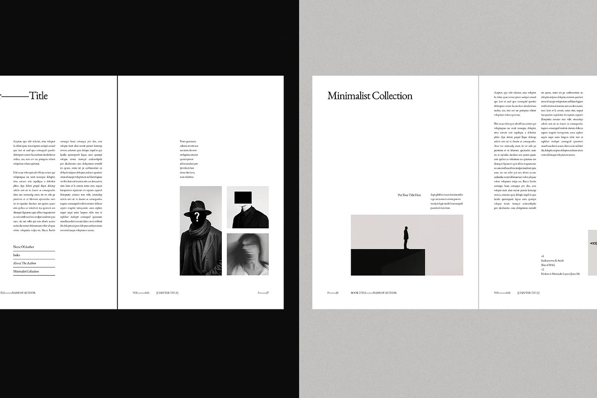 Book Title Layout Design Template, a Brochure Template by DesignCrest (Photo 7 of 18)